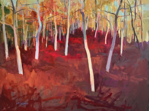 Shifting Reds 18 x 24 Oil on panel
Available Chapman Art Gallery, Cotuit, MA