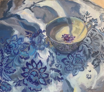 Lilac Tea 11x12 oil on panel
Sold